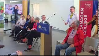 Centre for Food, Wine and Tourism at Okanagan College announcement.