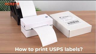 MUNBYN RealWriter 130 How to print UPS/USPS labels?