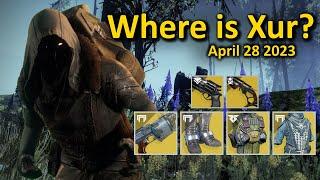 Xur's Location and Inventory (April 28 2023) Destiny 2 - Where is Xur