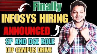 Finally Infosys Official Announcement , 2025, 2024 Batch Hiring | Dont Apply | Mass Drive Announced