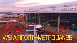 Western Sydney Airport and Metro stations St marys Orchard Hills Luddenham Business Park Australia