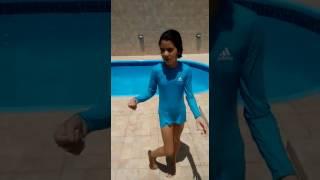 Desafio da piscina com a minha irmã