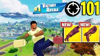 101 Elimination Solo Squads "Zero Build" Gameplay Wins (NEW! Fortnite Chapter 6 Season 3)