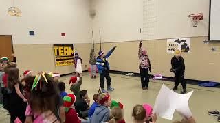 Blue Star Elementary 'Winter Gear Olympics' creates fun competition getting ready for recess!