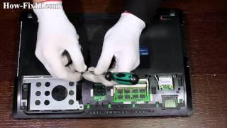 Asus K55VM assembling, сборка ноутбука