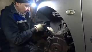 Замена подшипника ступицы передней оси Peugeot 407. Замена ступичного подшипника.