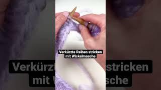 Verkürzte Reihen mit Wickelmaschen stricken- MARTA Cardigan - Oversize Cardigan-Anfänger geeignet