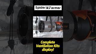 Unpacking, installation, and display – Spider Farmer Ventilation Kits offer a all-in-one solution!