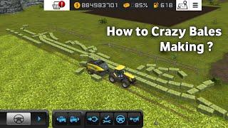 Fs 16 ||  How to Crazy Bales Making In Fs 16 || Farming Simulator 16 || Gameplay || @GAMERYT2525