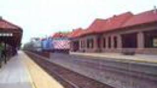 2 Metra express trains