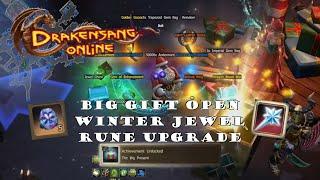 Drakensang Online | Great Open Gift and Winter Jewel Making and Rune Boost for my Dwarf | #dso