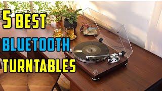 Top 5 Best Bluetooth Turntables 2024 - Top Rated Bluetooth Turntables Review - Best Turntables 2024