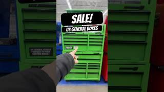 SAVE BIG on US General Tool Boxes at Harbor Freight Parking Lot Sale