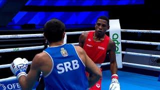 R32 (67KG) PALACIO CHRISTIANN (VEN) vs ABBASOV VAKHID (SRB) | IBA World Boxing Championships 2023