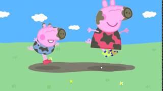 на русском - peppa pig ЛУЖИ ИГРА Развивающий мультик