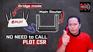 How to Bridge mode PLDT Home Fibr Modem Router | 2023