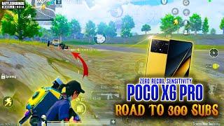 POCO X6 PROBGMI/PUBG BEST GYRO ZERO RECOIL SENSITIVITY #pocox6pro#poco