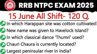RRB NTPC 15 June All Shift Exam Analysis 2025 | NTPC Exam Analysis Today|RRB NTPC Exam Analysis 2025