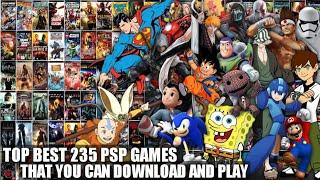 TOP 235 GAME PSP TERBAIK SEPANJANG MASA || GAME TERBAIK PSP || Emulator PSP 4K