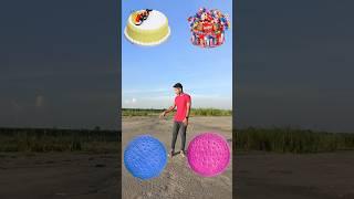 Birthday cake, chocolate, candy, icecream to Spinning biscuits - funny vfx video #shorts