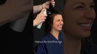 Haircut for thin /fine #finehair