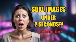 SDXL IMAGES IN UNDER 2 SECONDS!! || Comfyui LCM full setup guide