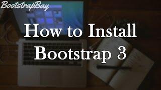 Bootstrap 3 Tutorial Pt.1 - Intro & How to Install Bootstrap 3