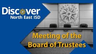 2025-2026 Budget Adoption | NEISD Board Meeting - 06.19.2025 (Live Stream)