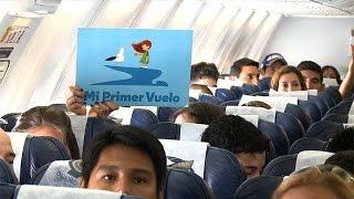 “Mi Primer Vuelo”, una oportunidad que Aerolíneas Argentinas ofreció a cordobeses que nunca volaron