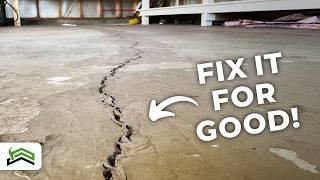 How To Permanently Repair A Garage Floor Crack