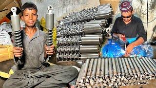 Manufacturing Process of Loader Rikshaw Back Shock Absorbers|