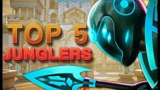 CURRENT TOP 5 JUNGLE GODS TO PLAY - Smite