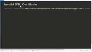 invalid ssl certificate  español