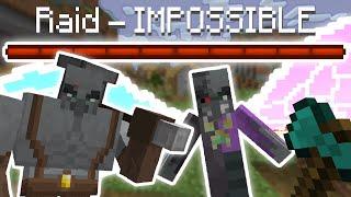 I made Minecraft Raids IMPOSSIBLE...