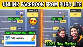 How To Unlink Facebook From Pubg Lite  | Pubg Lite Unlink With Facebook+Google Play+Vk