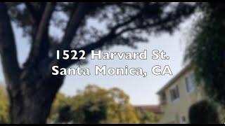 1522 Harvard Street Santa Monica, CA