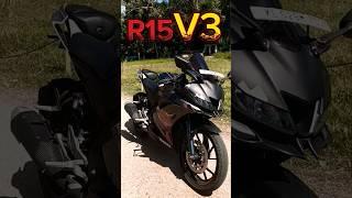 R15 V3 mileage test .. NS2R .#mileage #mileagetest #shorts