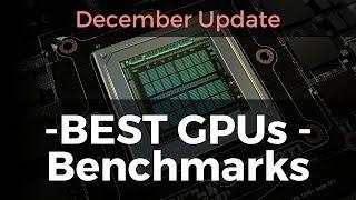 Best GPUs benchmarks until December 2017