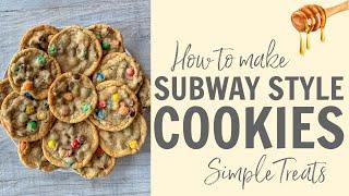 How to make Copycat SUBWAY Cookies! Recipe #Shorts