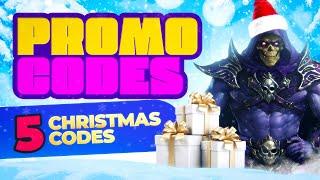  Holiday Giveaway! 5 Christmas Codes for ALL Raid Shadow Legends Promo Codes