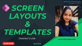 Power Apps Screen Layouts & Templates | Build Power Apps With Screen Templates | Power Apps Screens