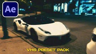 VHS PRESET PACK - After Effects Tutorial