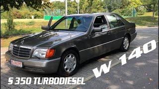 Mercedes W140 S350 Turbodiesel OM 603 D 35A Doppelglas, Softclose-Türen, Peilstäbe am Heck 150PS