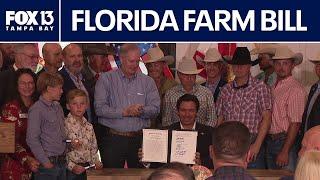Ron DeSantis signs sweeping Florida farm bill