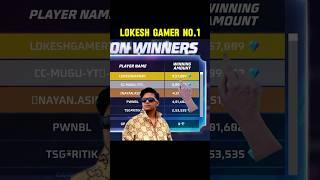 Legendary Auction Bid winner Lokesh Gamer Free Fire | Legendary Auction Bid