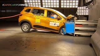 Renault Triber Scores 4 Stars In Global NCAP Crash Test ⭐️ ⭐️ ⭐️ ⭐️  #shorts | MotorBeam