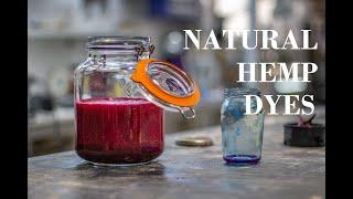 Organic hemp dying. OUR FIRST YOUTUBE VIDEO!