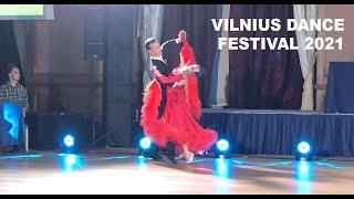 Dobrovolskyi Danil & Malovana Anastasiia | Foxtrot | VILNIUS DANCE FESTIVAL 2021, Amateur Ballroom