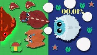 RARE OP AQUA YETI GAMEPLAY // MOPE.IO