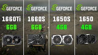 GTX 1660 Ti vs GTX 1660 S vs GTX 1650 S vs GTX 1650 Test in 8 Games